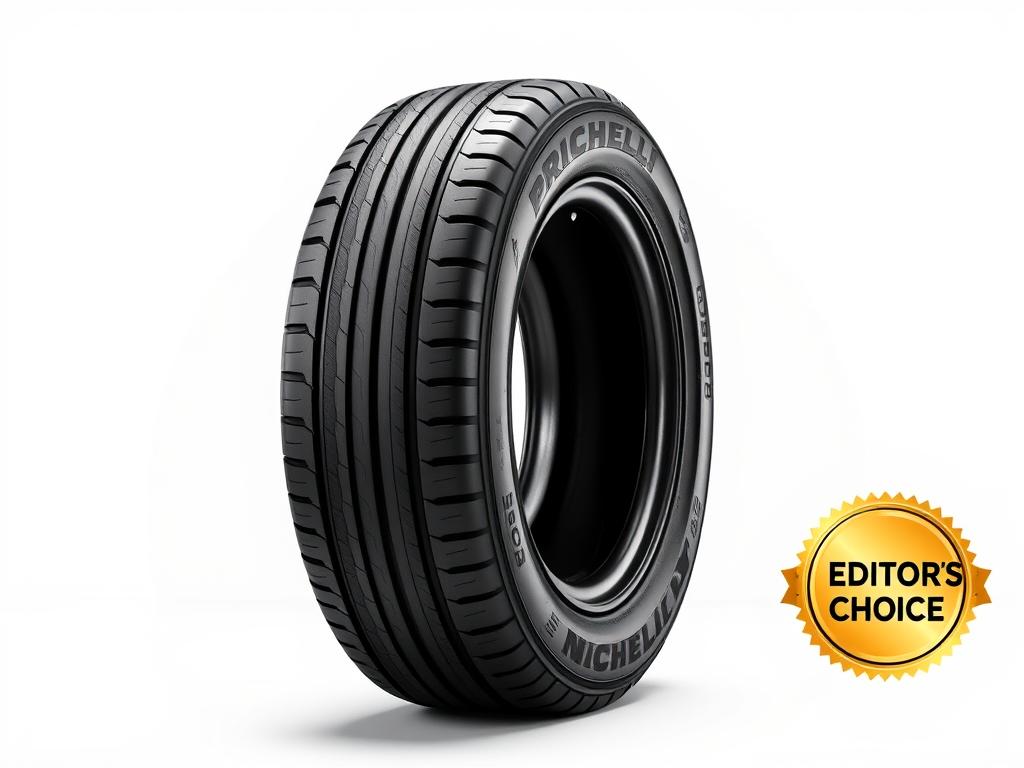 Michelin Primacy MXM4 tire with Editor's Choice badge for best tires for Toyota Camry
