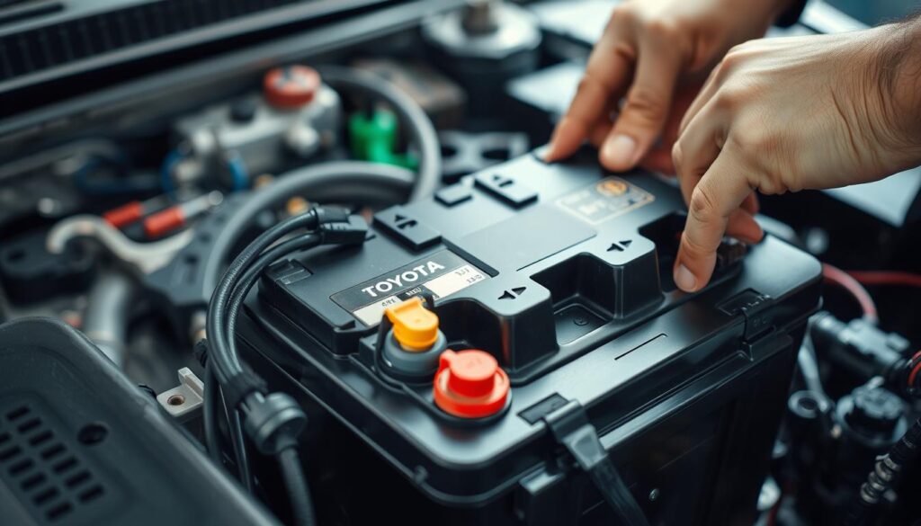 Toyota Corolla battery maintenance